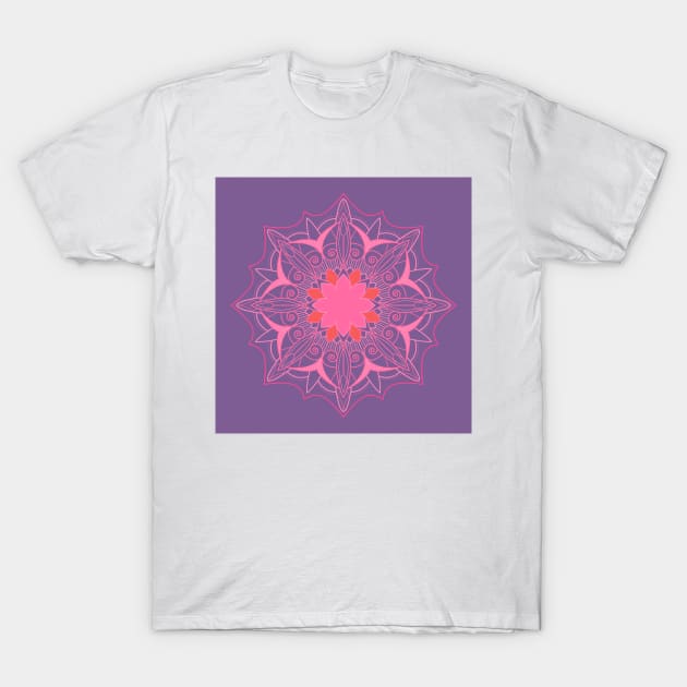 Pink & Purple Mandala Art T-Shirt by NewburyBoutique